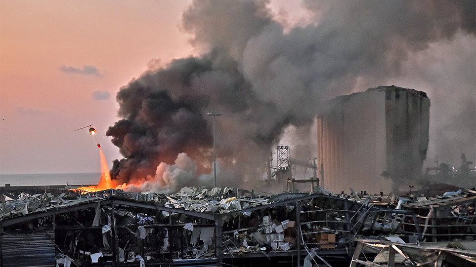 Βηρυτός : Δύο τεράστιες εκρήξεις σε αποθήκες βεγγαλικών - Τουλάχιστον 10 νεκροί